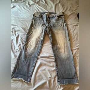 Kut from the Kloth Blue Ankle Cropped Jeans